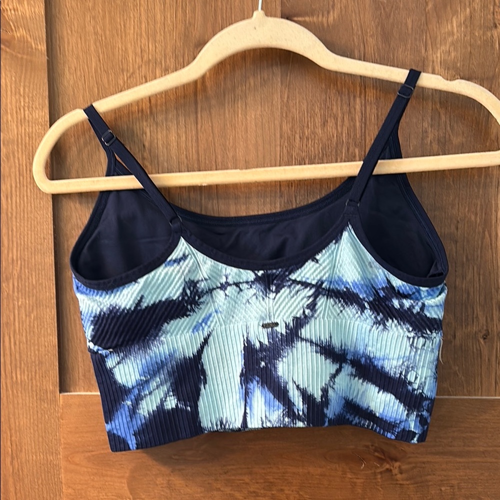 PINK /VS Blue Tie-Dye Crop Top - Picture 2 of 2